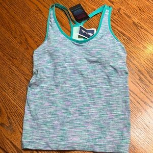 Climawear Teal and Purple Sports Bra